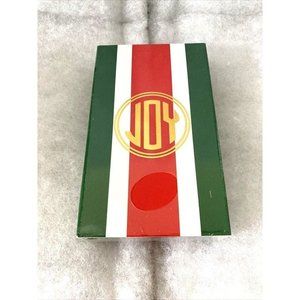 CASPARI Christmas JOY Box of 48 Match Sticks 4" FIRENZE STRIPE PMB117 New Sealed